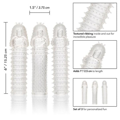 3 Piece Extension Kit Clear-Cal Exotics-Sexual Toys®