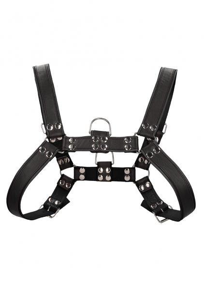 Chest Bulldog Harness - Black/black - L/xl-blank-Sexual Toys®