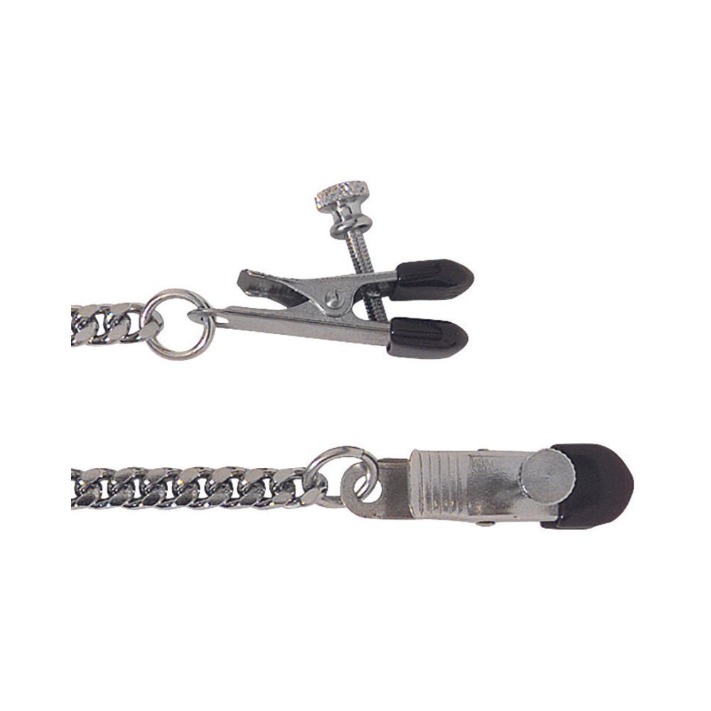 Classic Adjustable Nipple Clamps Rubber Tipped-blank-Sexual Toys®