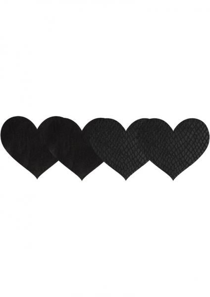 Classic Black Hearts Pasties-Peekaboos-Sexual Toys®