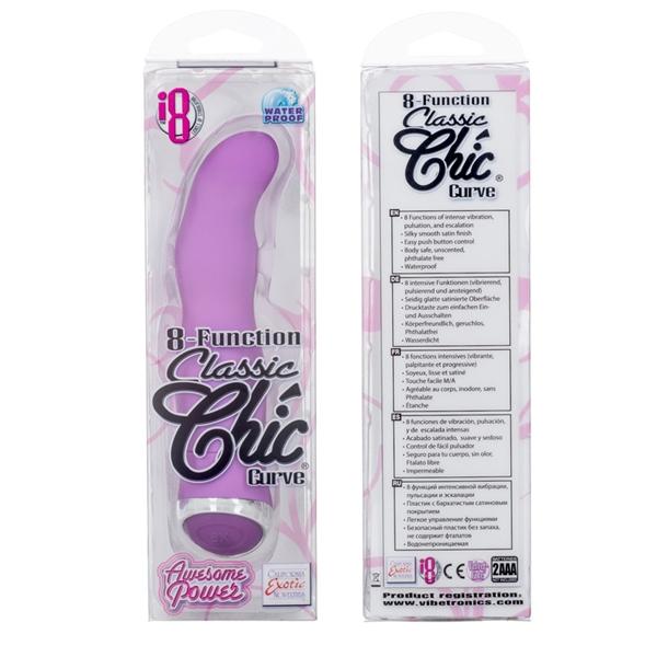 Classic Chic Curve 8 Functions Vibrator-Classic Chic-Sexual Toys®