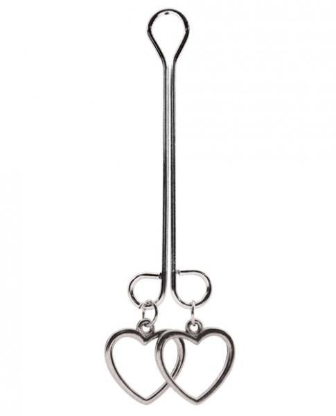 Clit Clamp Double Loop with Heart Charms-Bijoux de Cli-Sexual Toys®