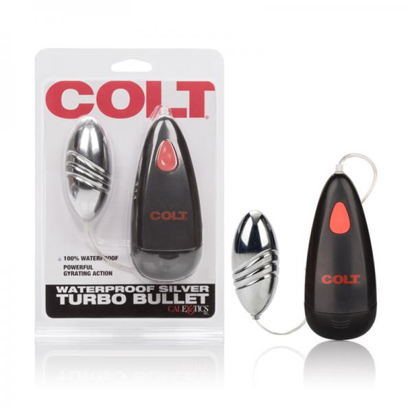 Colt Waterproof Turbo Bullet Vibrator Silver-Colt-Sexual Toys®