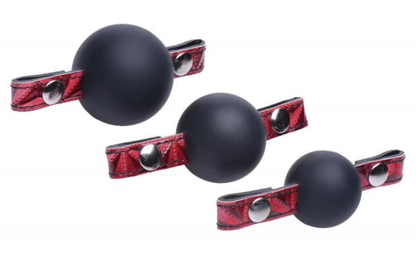 Crimson Tied Triad Interchangeable Silicone Ball Gag-Master Series-Sexual Toys®