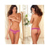 Crotchless Lace V-Thong F Purple S/M-Rene Rofe-Sexual Toys®