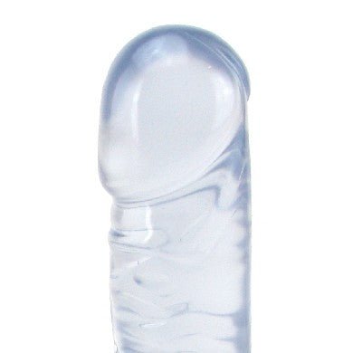 Crystal Jellies 8 Inch Classic Dildo in Clear-Doc Johnson-Sexual Toys®