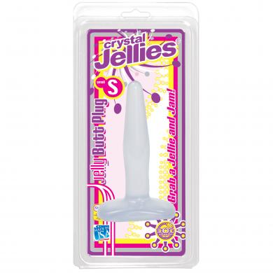 Crystal Jellies Jelly Butt Plug Small - Clear-Doc Johnson-Sexual Toys®