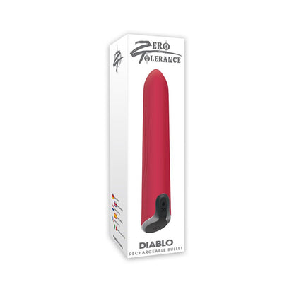 Diablo Rechargeable Bullet Vibrator Red-Zero Tolerance-Sexual Toys®