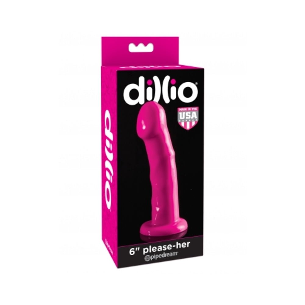 Dillio Please Her 6.5 inches insertable Pink Dildo-Pipedream-Sexual Toys®