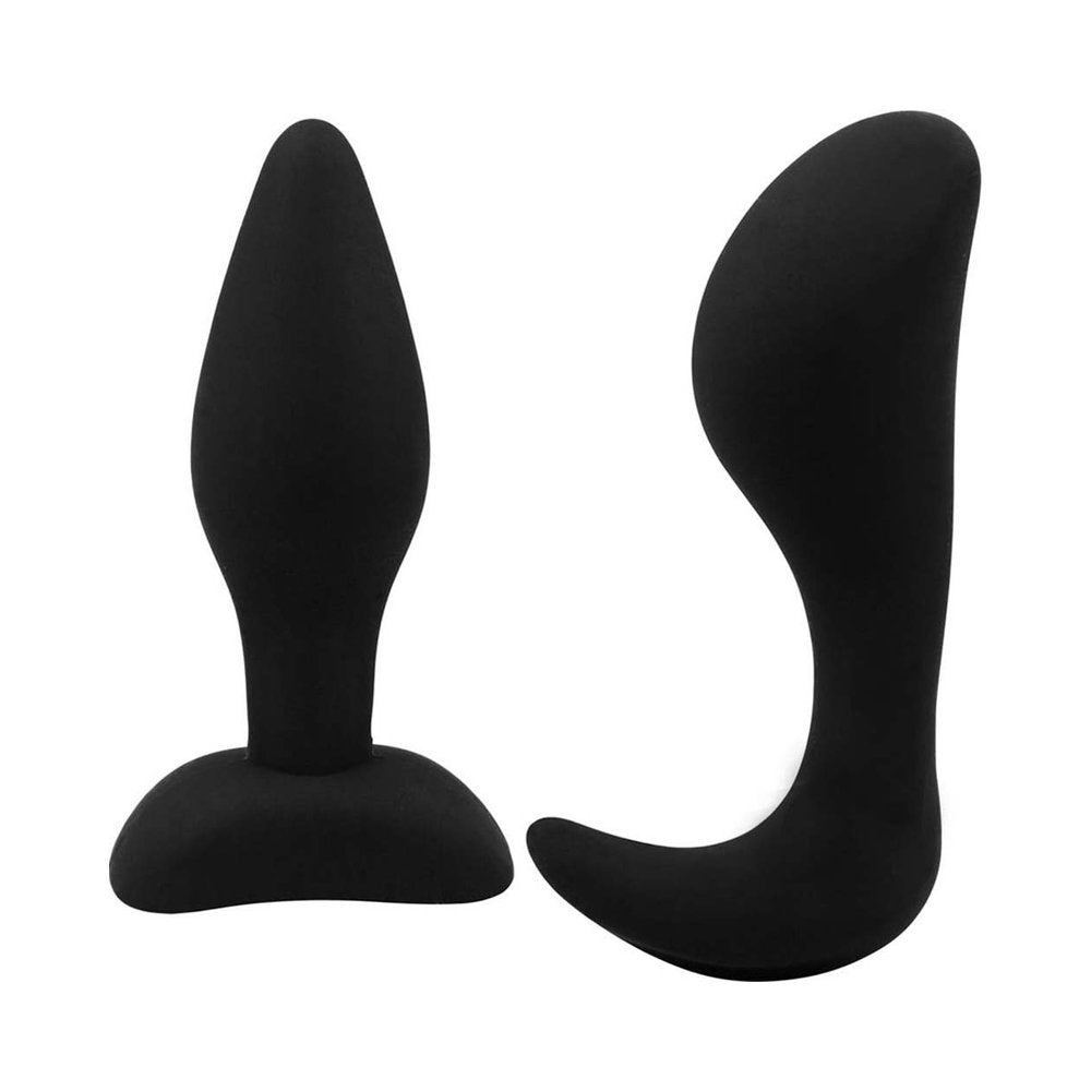 Dom. Sub. Coll. Silicone Butt Plugs- Blk-Nasstoys-Sexual Toys®