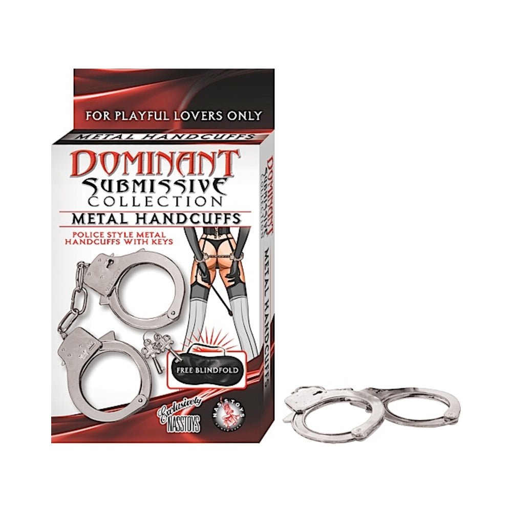 Dominant Submissive Metal Handcuffs-Nasstoys-Sexual Toys®