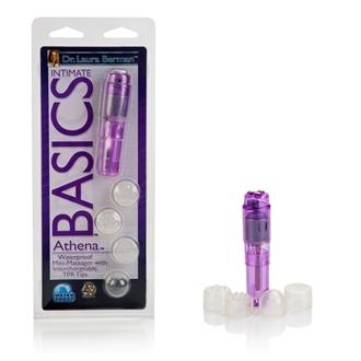 Dr Laura Berman Athena Mini Massager Purple-Dr Laura Berman Intimate Basics-Sexual Toys®