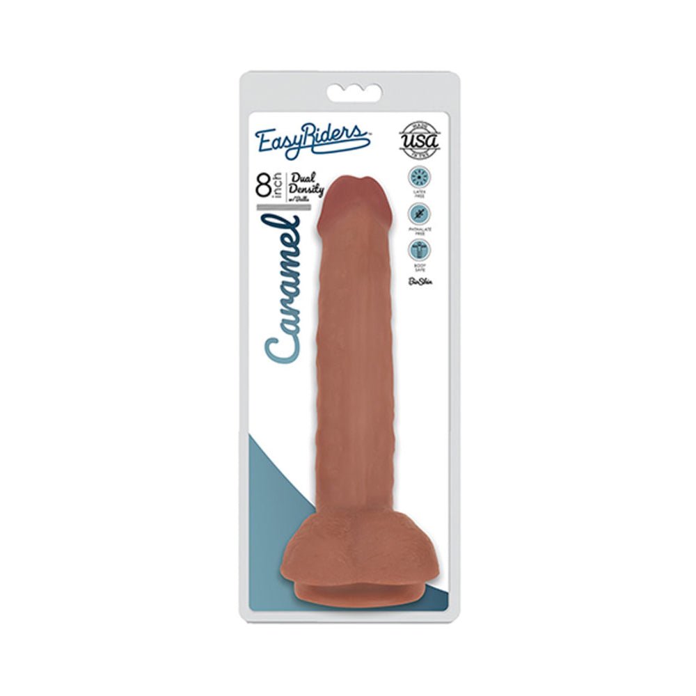 Easy Rider Bioskin Dual Density Dong 8in With Balls-Curve Novelties-Sexual Toys®