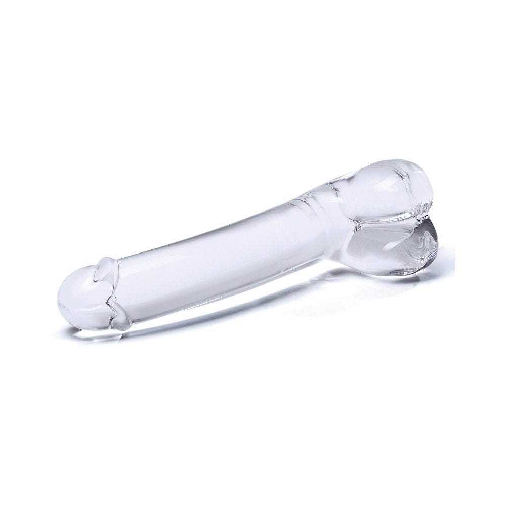 7&quot; Realistic Curved Glass G-Spot Dildo-Electric Eel-Sexual Toys®