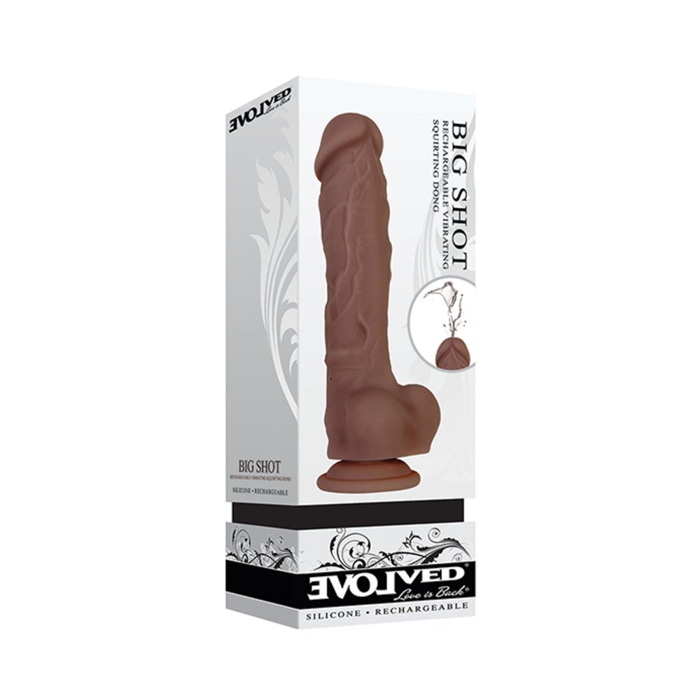 Evolved Big Shot 8-inch Rechargeable Silicone Dark-Evolved-Sexual Toys®