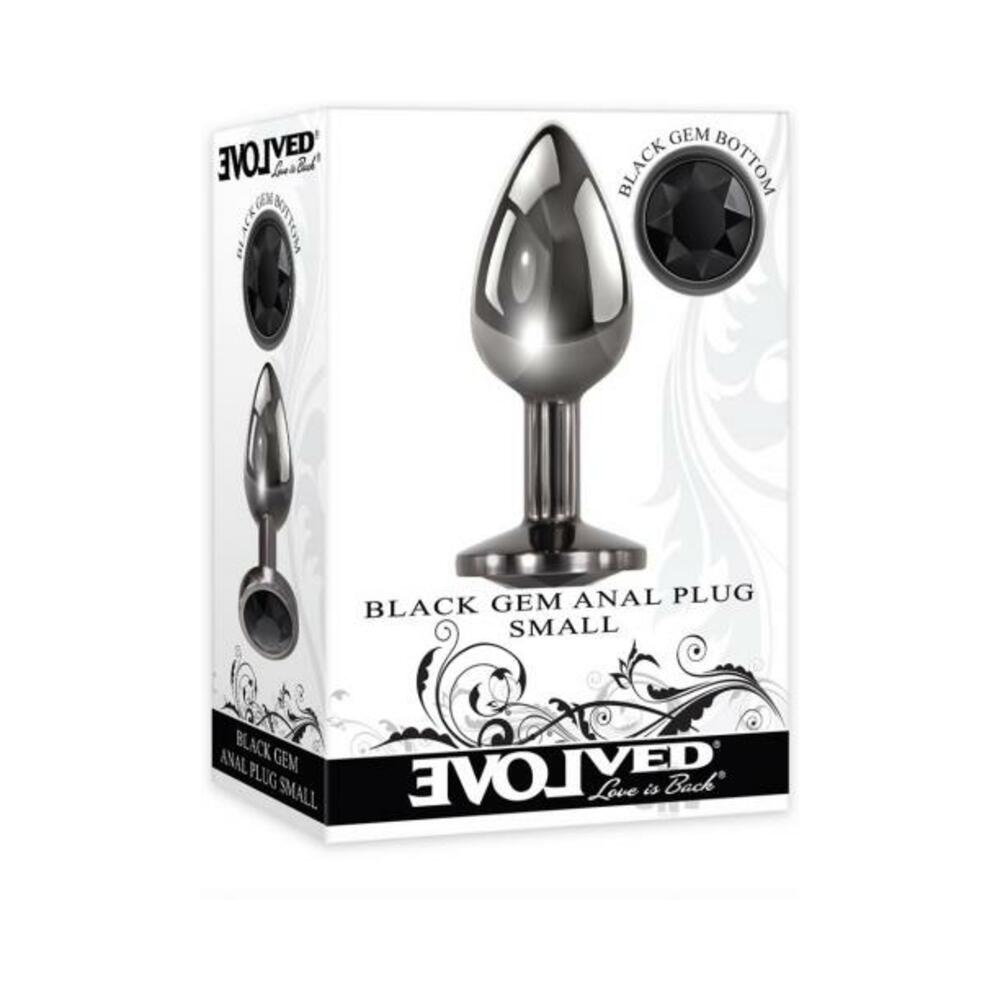 Evolved Black Gem Anal Plug Small-Evolved-Sexual Toys®