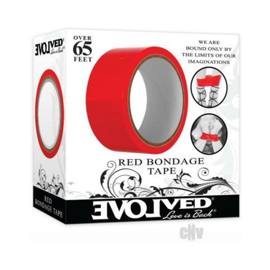 Evolved Bondage Tape 65 Ft. Red-blank-Sexual Toys®