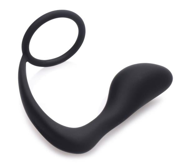 Explorer II Prostate Stimulator &amp; Cock Ring Black-Prostatic Play-Sexual Toys®