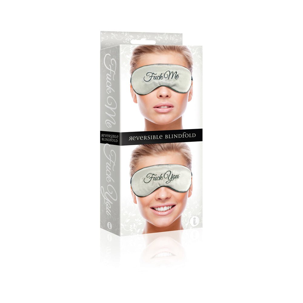 F-ck Me / F-ck You Mask Blindfold Gray-Icon-Sexual Toys®