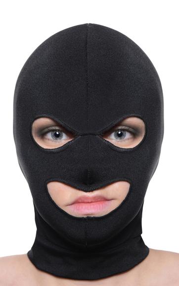 Facade Spandex Hood With Eyes And Mouth Holes Black O/S-Master Series-Sexual Toys®