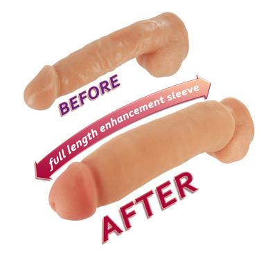 Fat Jack Penis Enlarger Sleeve Beige-SexFlesh-Sexual Toys®