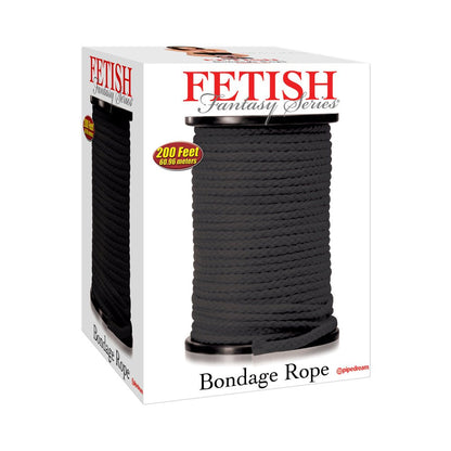 Fetish Fantasy Bondage Rope 200 Ft Black-Pipedream-Sexual Toys®