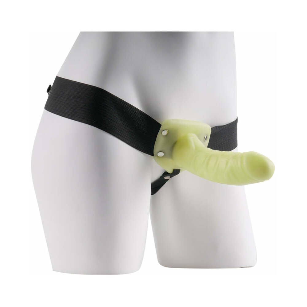 Fetish Fantasy Hollow Strap On 6.5 Inch Glow in the Dark-Pipedream-Sexual Toys®