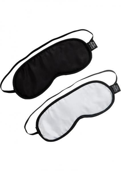 Fifty Shades of Grey No Peeking Soft Twin Blindfold Set-Official Fifty Shades of Grey-Sexual Toys®