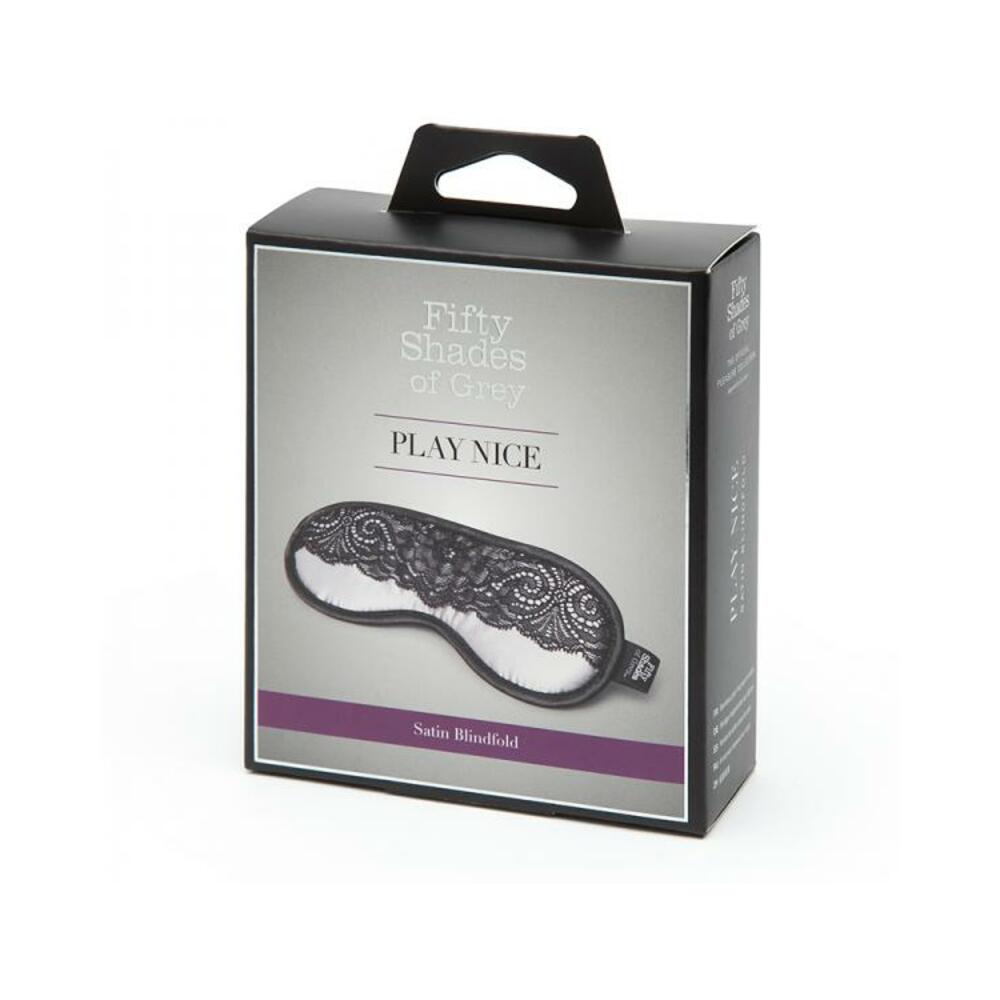 Fifty Shades Of Grey Play Nice Satin &amp; Lace Blindfold-blank-Sexual Toys®