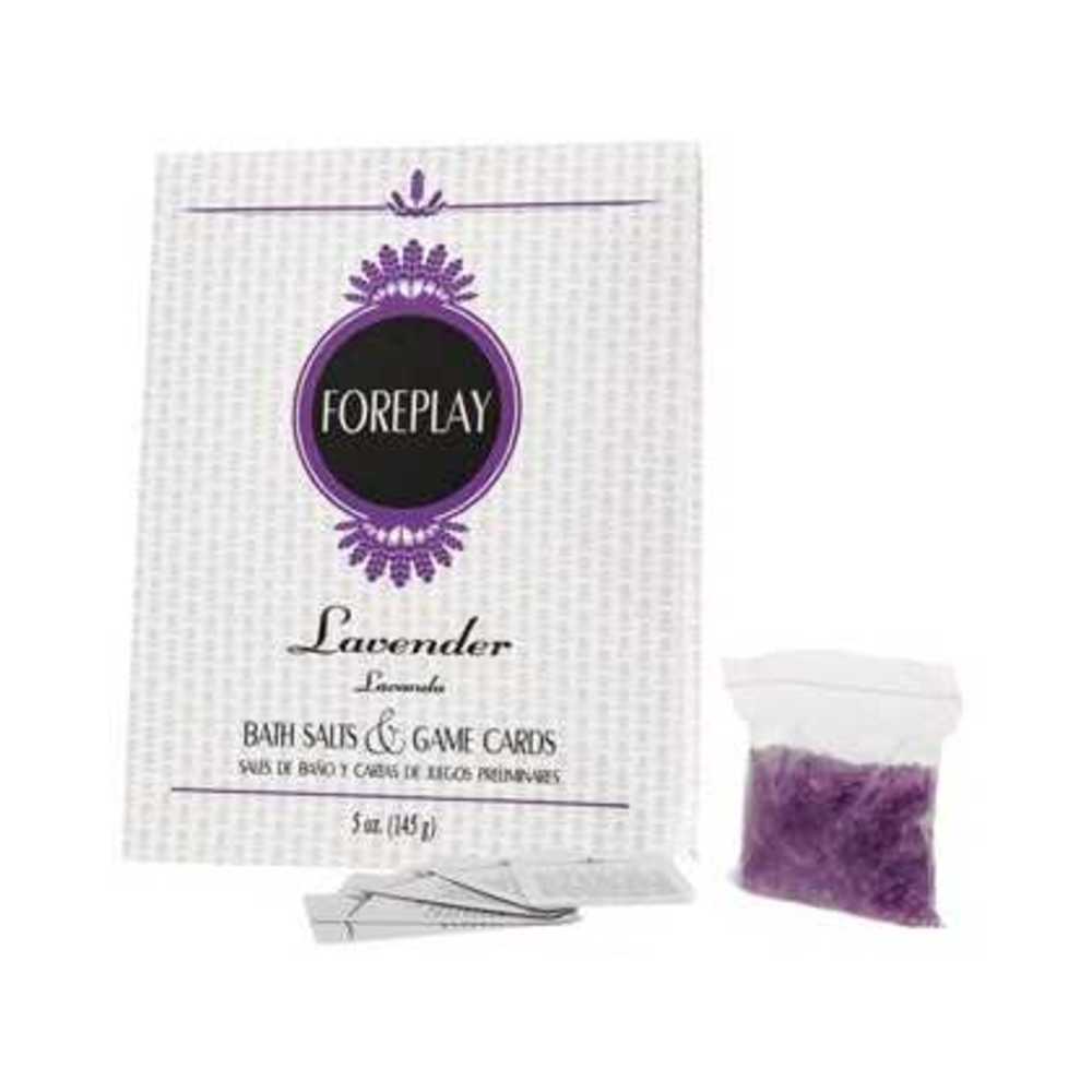 Foreplay Bath Salts &amp; Game Cards - Lavender-Kheper Games-Sexual Toys®