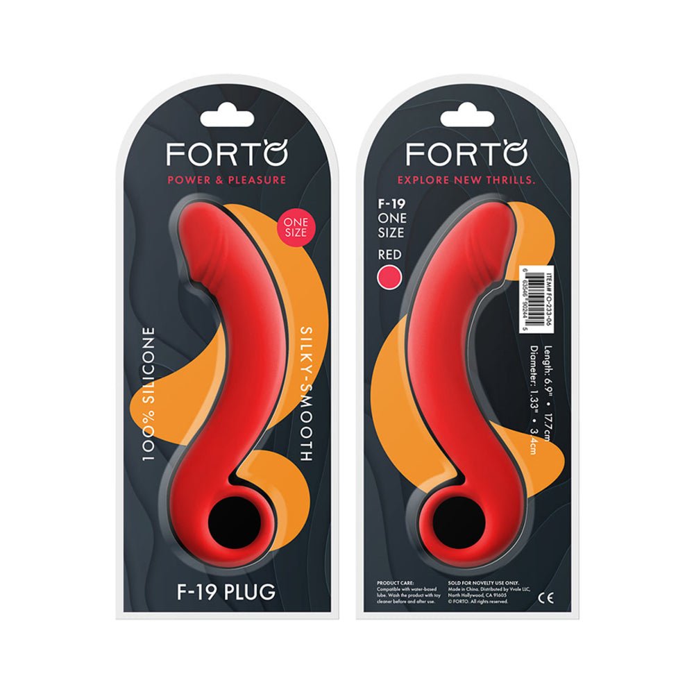 Forto F-19: Silicone Curve Prostate Plug-Forto-Sexual Toys®