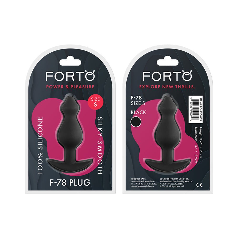 Forto F-78: Pointee 100% Silicone Plug Small-Forto-Sexual Toys®