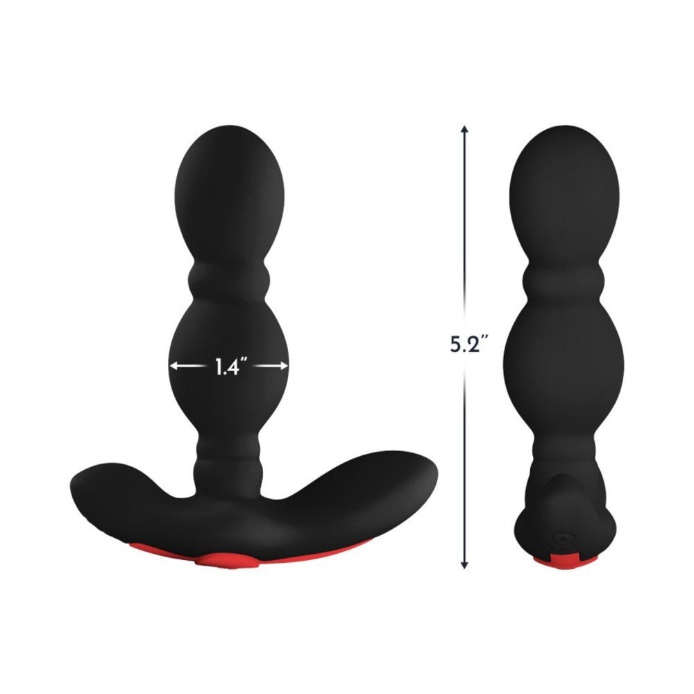 Forto Vibrating Anal Plug Black-Forto-Sexual Toys®