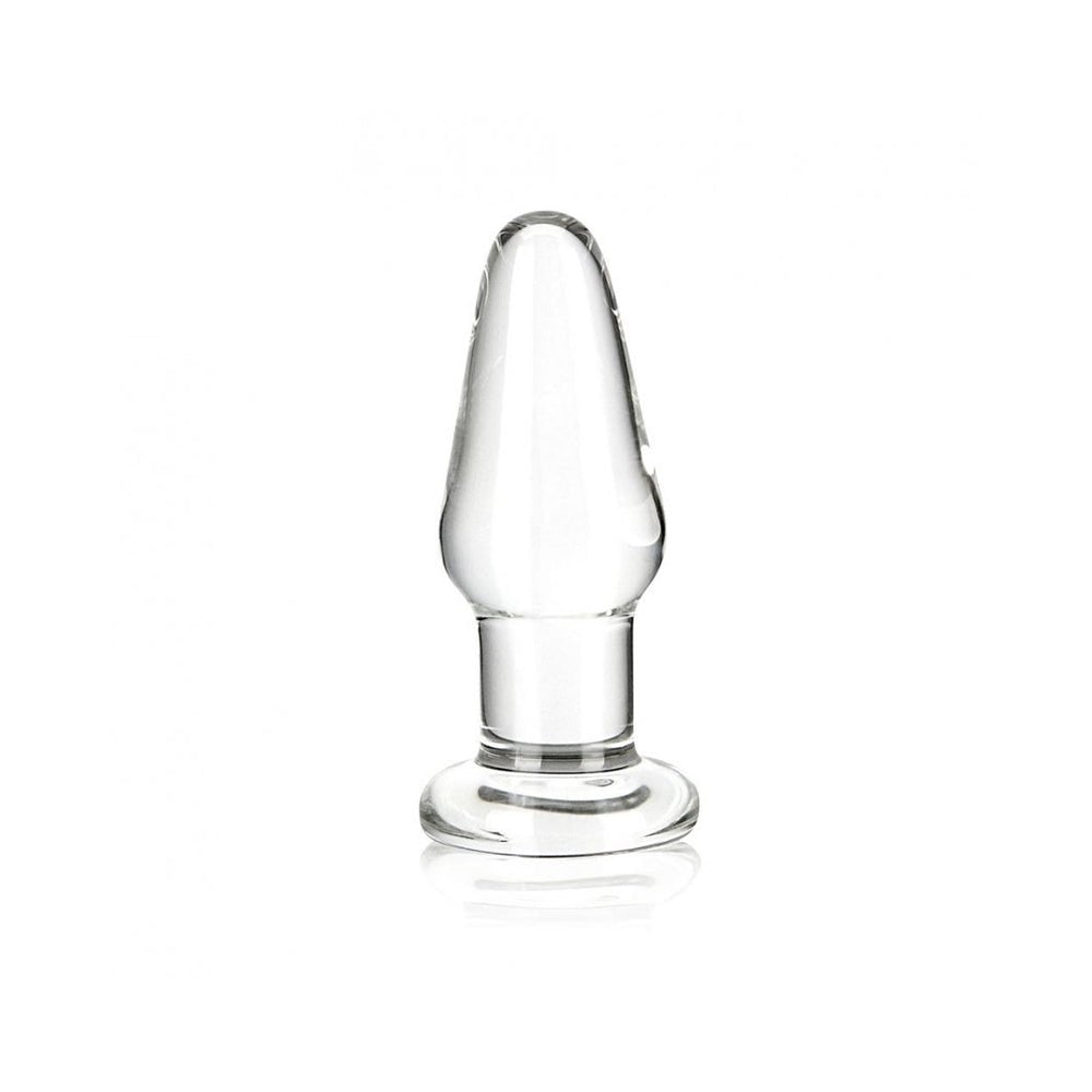 Glas 3.5 inches Glass Butt Plug Clear-Electric Eel-Sexual Toys®