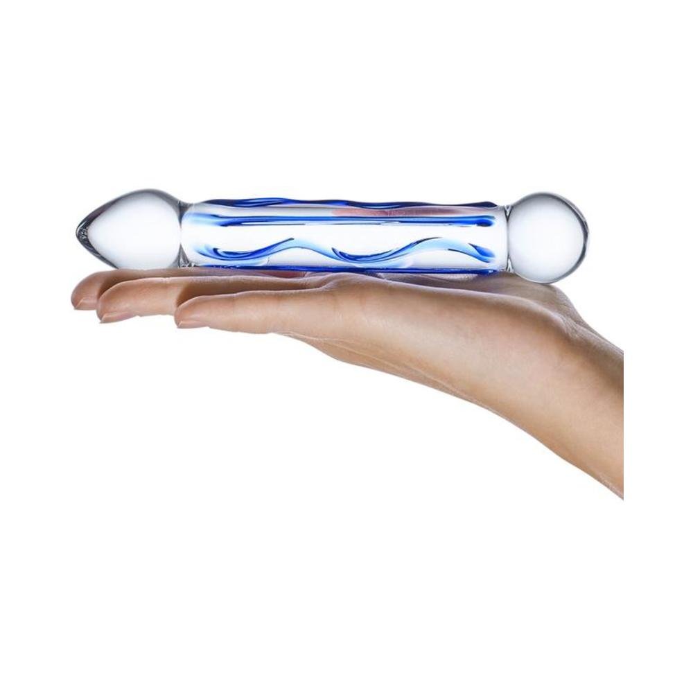 Glas 6.5in Full Tip Textured Glas Dildo-Electric Eel-Sexual Toys®