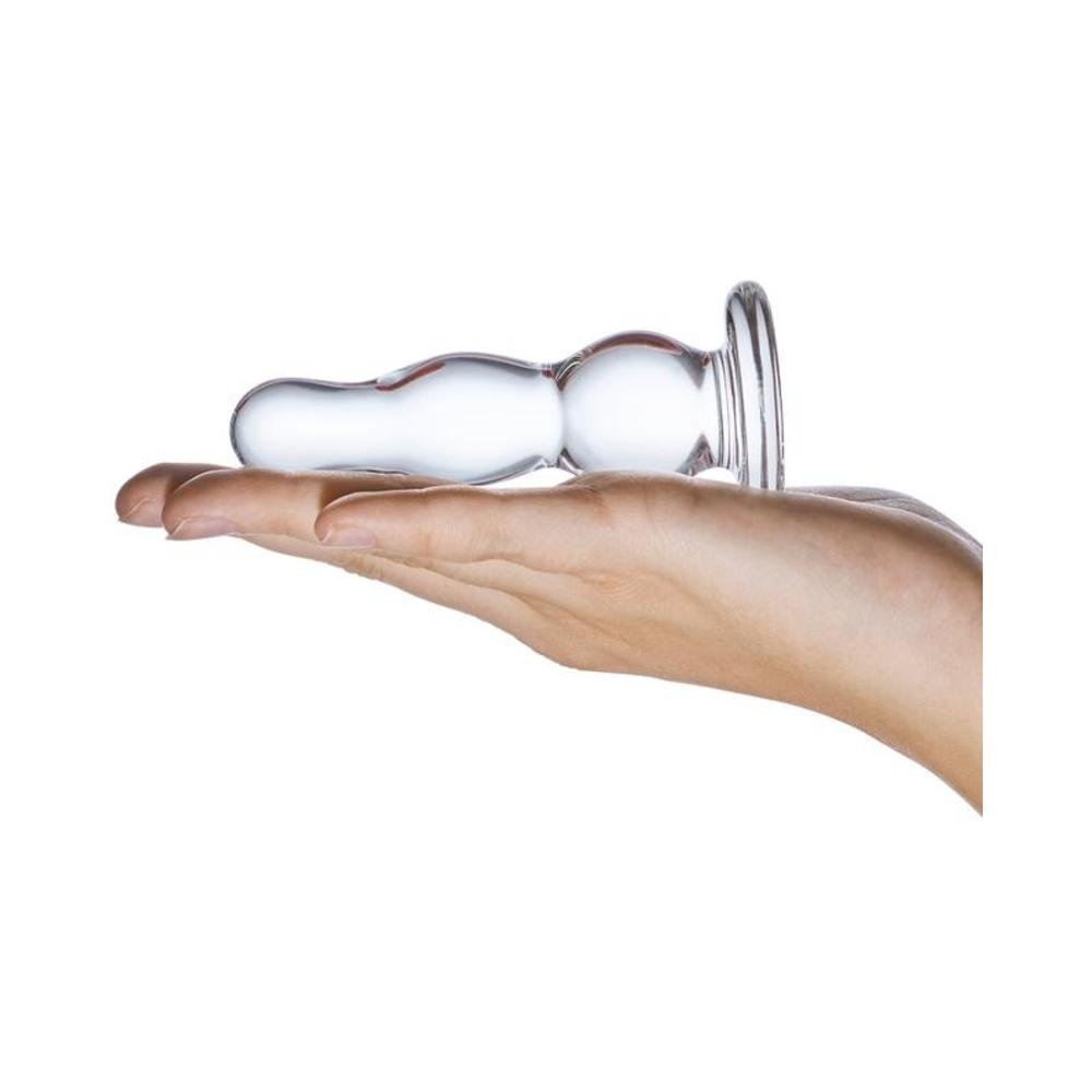 Glass Butt Plug 4 Inches Clear-Electric Eel-Sexual Toys®