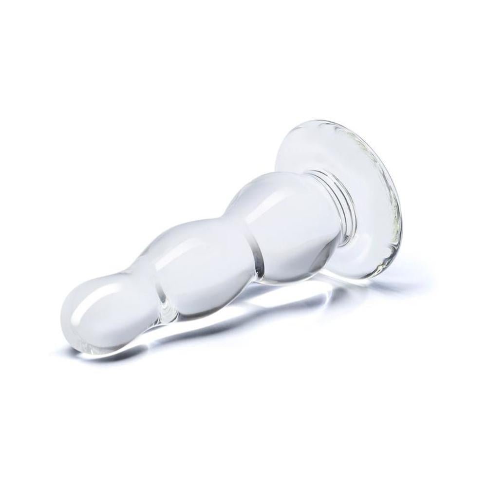 Glass Butt Plug 4 Inches Clear-Electric Eel-Sexual Toys®