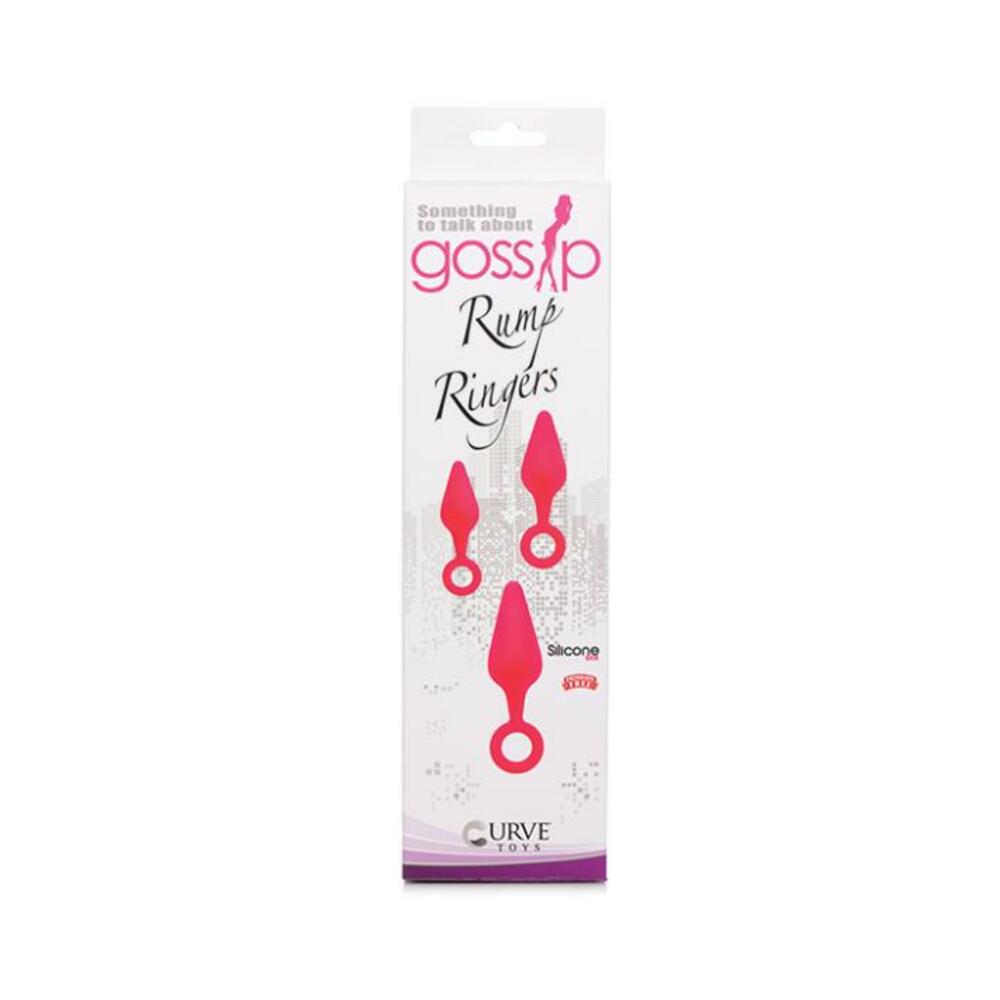 Gossip Rump Ringers Silicone Set Of 3 - Magenta-Curve Novelties-Sexual Toys®