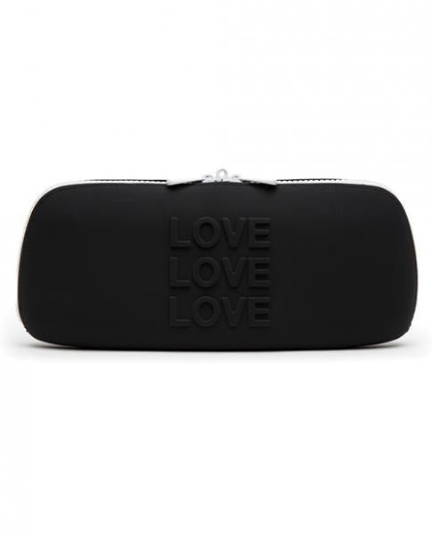 Happy Rabbit Love Storage Zip Bag Medium Black-Lovehoney-Sexual Toys®