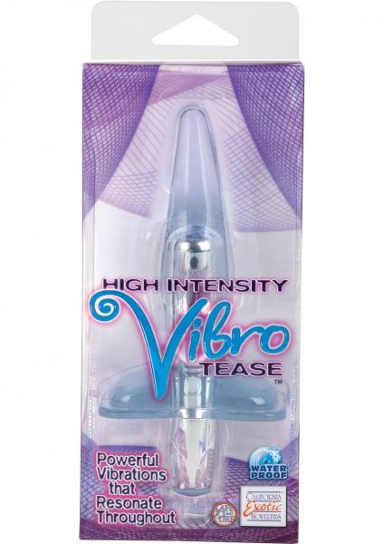 HIGH INTENSITY VIBRO TEASE 375 INCH ICE BLUE-blank-Sexual Toys®