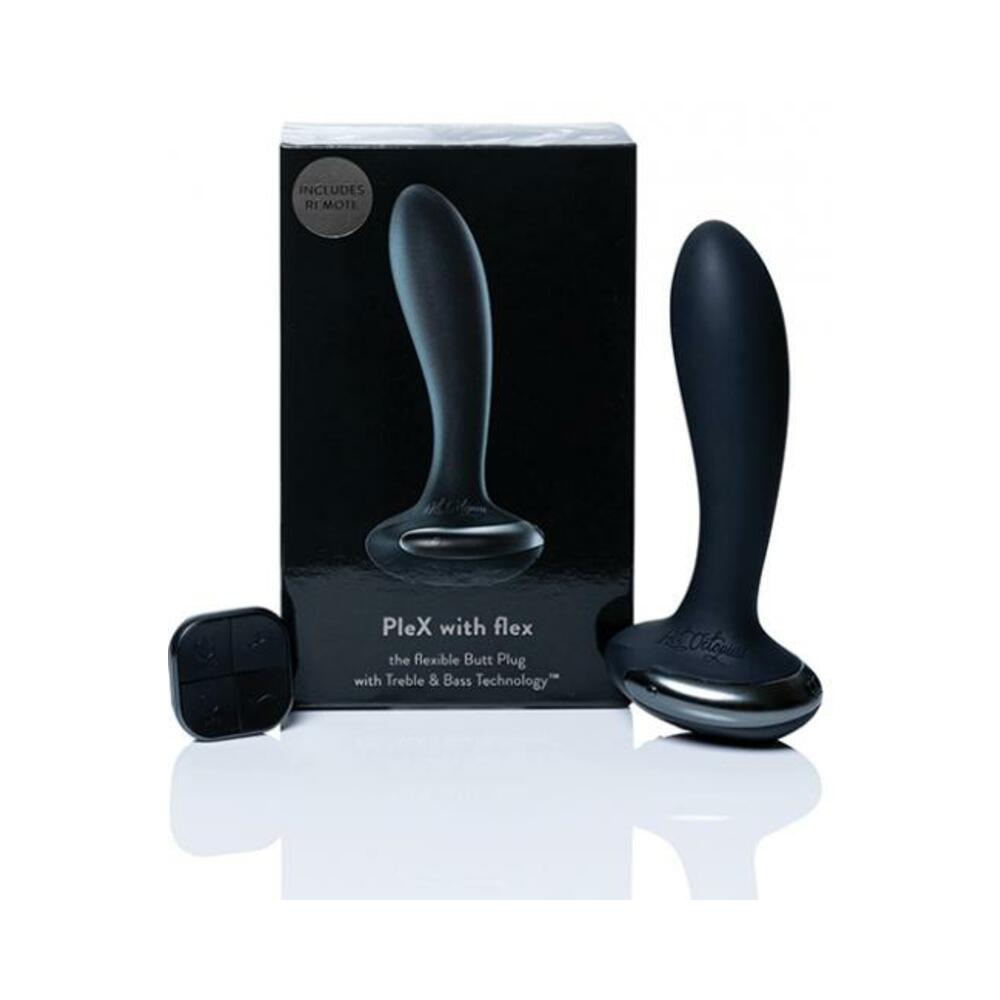 Hot Octopuss Plex With Flex Flexible Vibrating Plug Black-blank-Sexual Toys®