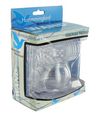 Hummingbird Masturbator Attachment Clear-Wand Essentials-Sexual Toys®