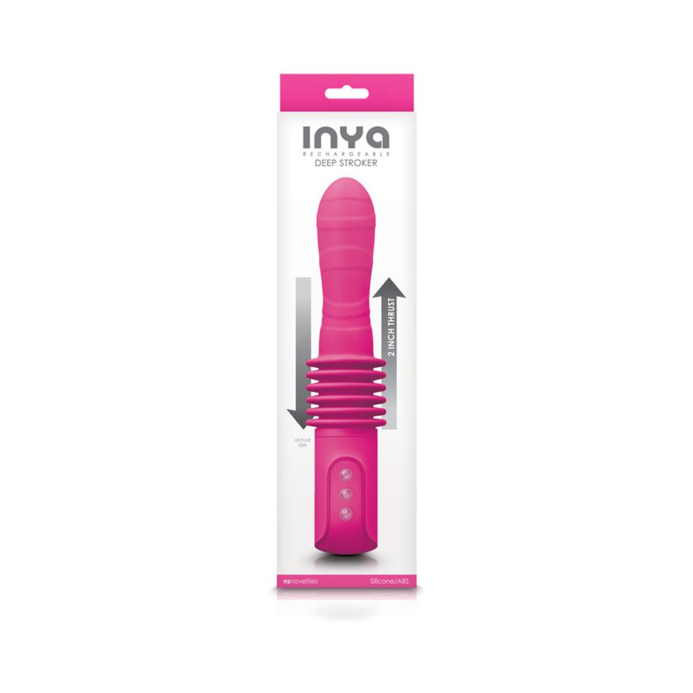 Inya Deep Stroker Pink Thrusting Vibrator-NS Novelties-Sexual Toys®