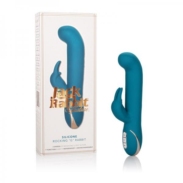 Jack Rabbit Silicone Rocking G Rabbit Vibrator Blue-Jack Rabbit-Sexual Toys®