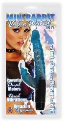 Jelly Mini Rabbit Vibro Wand - Blue-blank-Sexual Toys®