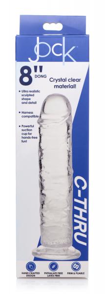 Jock C-thru Dildo - 8 Inch-Curve-Sexual Toys®