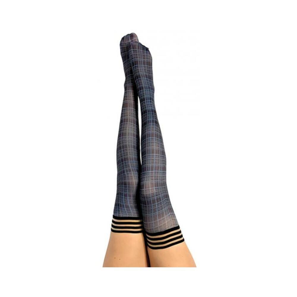 Kixies Debbie Navy Plaid - size A-Kixies-Sexual Toys®