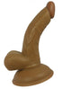 Latin American Mini Whopper Curved Dong, Balls Brown 4 Inches-Nasstoys-Sexual Toys®