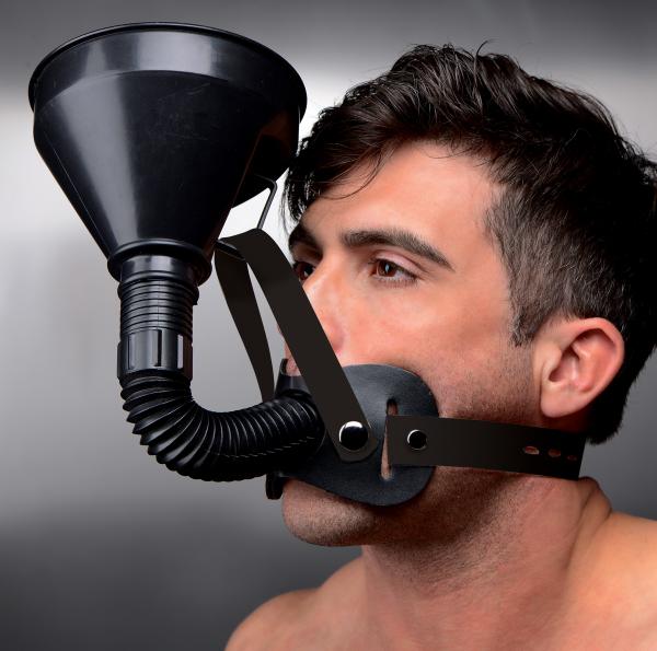 Latrine Extreme Funnel Gag Black-Master Series-Sexual Toys®