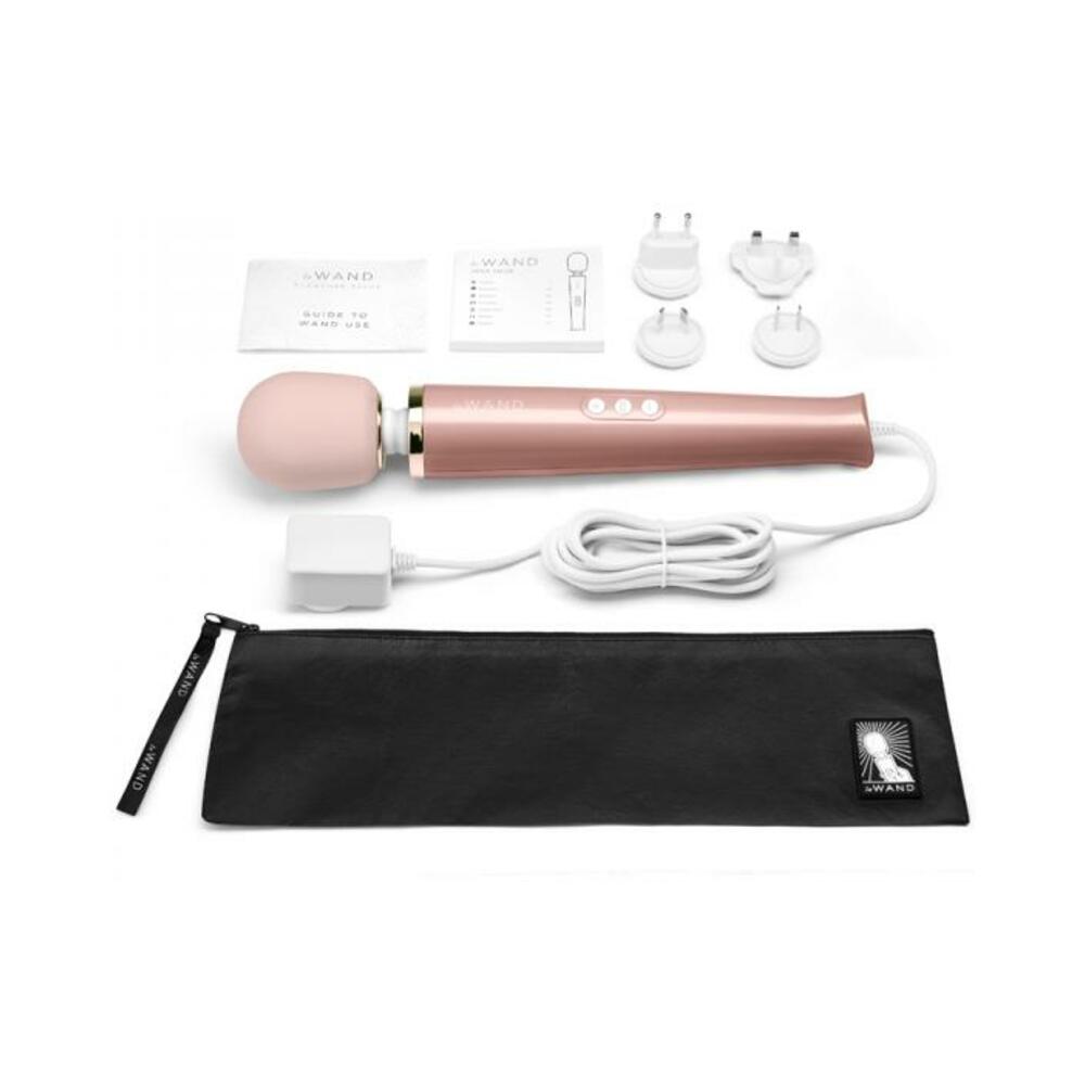 Le Wand Powerful Plug-in Vibrating Massager Rose Gold-blank-Sexual Toys®